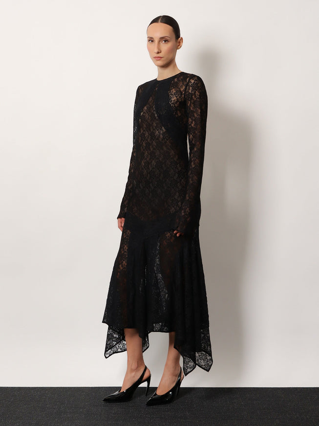 The Attico Lace Dress Ellie Belle The Attico Lace Dress Ellie Belle