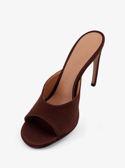The Attico Betta Satin Sandals
