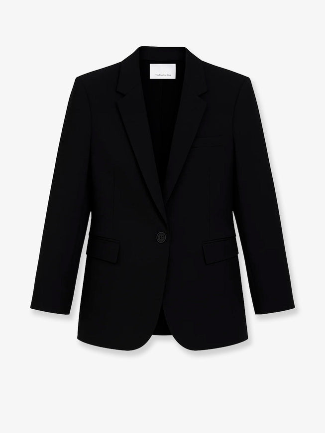 The Frankie Shop Amelia Tailored Blazer Black
