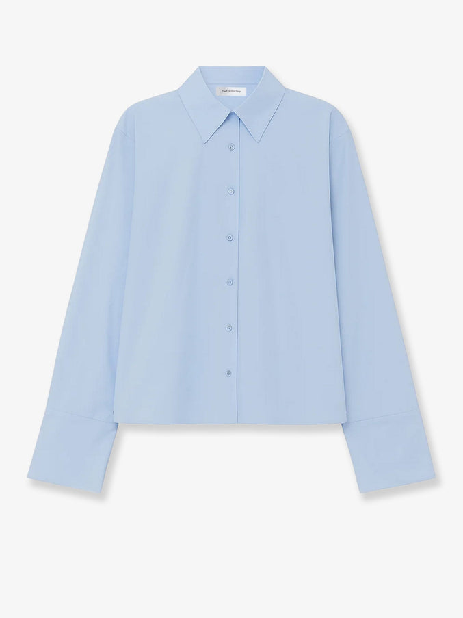 The Frankie Shop Tila Organic Cotton Shirt Lightblue