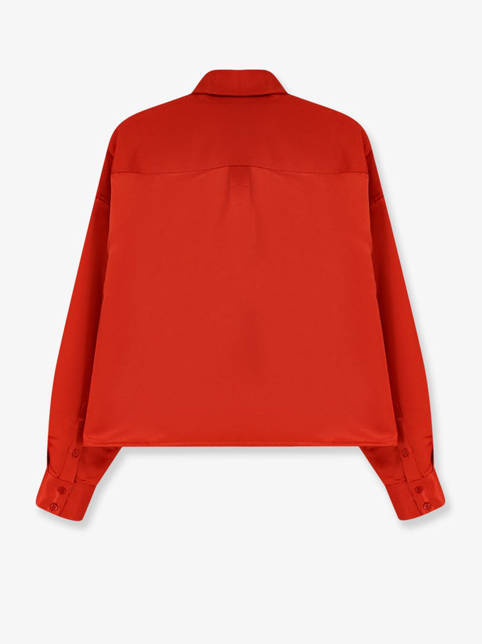 The Frankie Shop Arlen Satin Boxy Shirt
