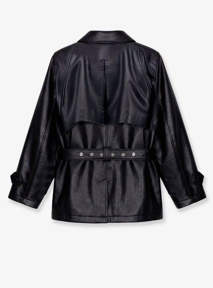 The Frankie Shop Kelia Faux Leather Trench