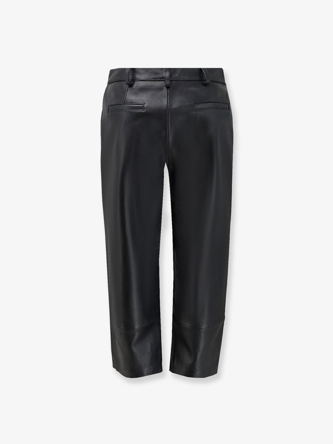 The Frankie Shop Lior Capri Leather Trousers