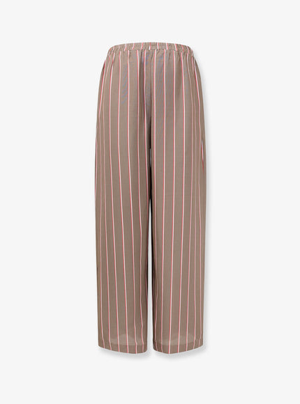 The Frankie Shop Viscose And Silk Blend Trousers