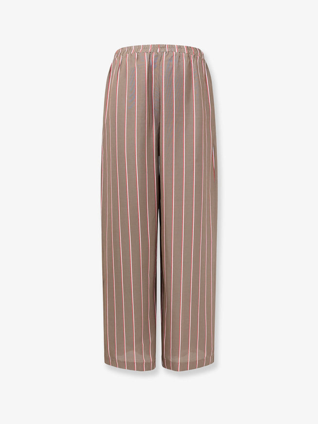 The Frankie Shop Viscose And Silk Blend Trousers