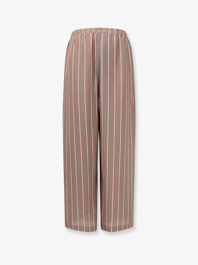 The Frankie Shop Viscose And Silk Blend Trousers