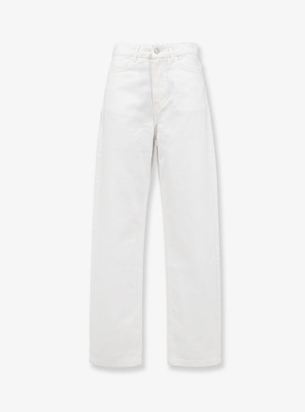 The Frankie Shop Nelton Denim Trousers White