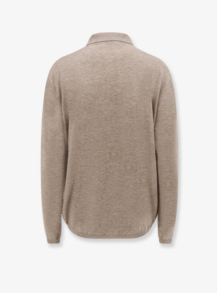 The Frankie Shop Tala Wool Blend Polo Shirt