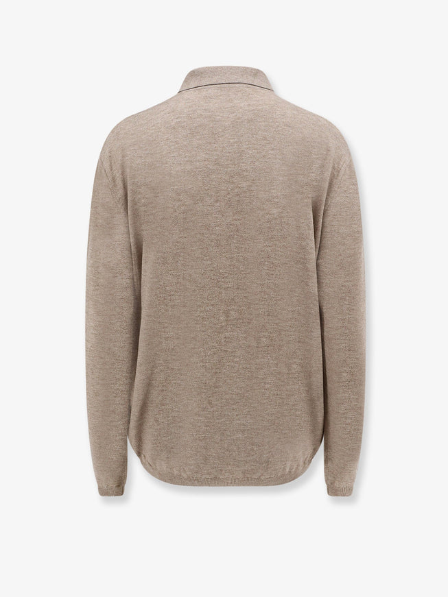 The Frankie Shop Tala Wool Blend Polo Shirt