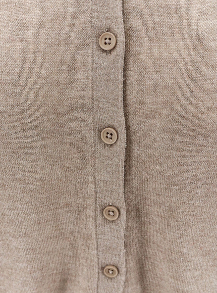 The Frankie Shop Tala Wool Blend Polo Shirt