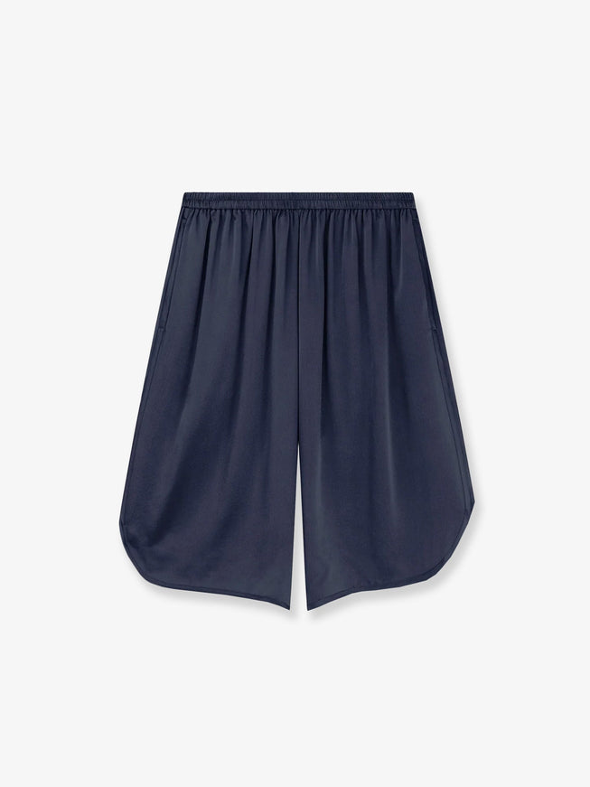 The Frankie Shop Nelis Satin Bermuda Shorts