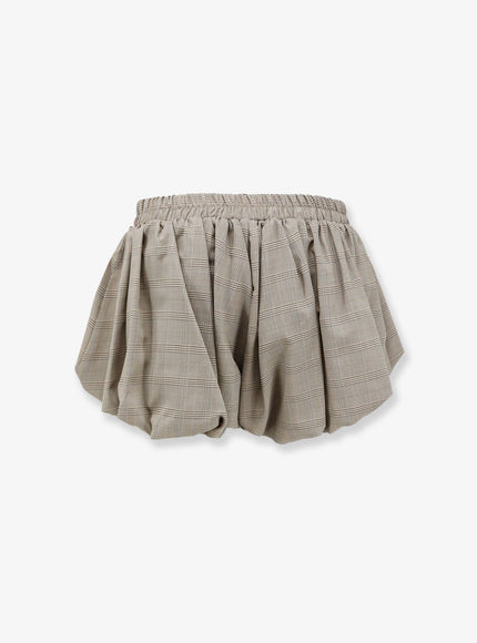 The Frankie Shop Alina Wool Blend Bubble Shorts