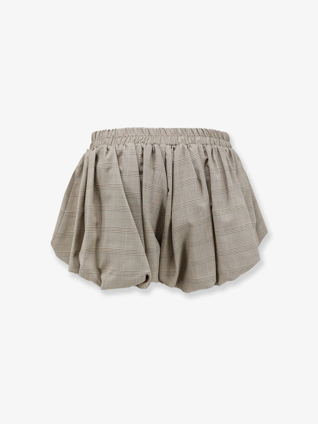 The Frankie Shop Alina Wool Blend Bubble Shorts