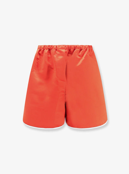 The Frankie Shop Adia Satin Boxer Shorts S Red