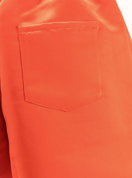 The Frankie Shop Adia Satin Boxer Shorts