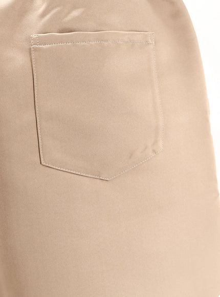 The Frankie Shop Adia Satin Boxer Shorts