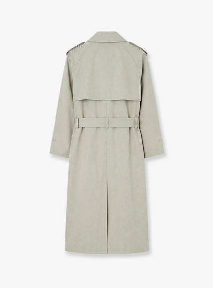 The Frankie Shop Riva Cotton Blend Trench Coat