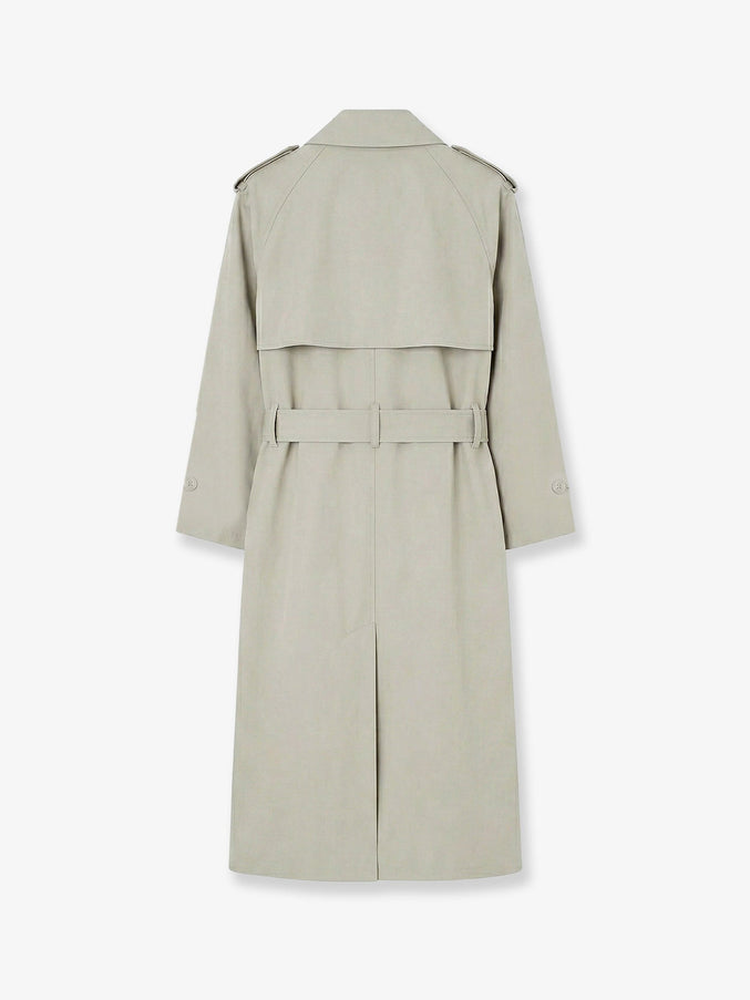 The Frankie Shop Riva Cotton Blend Trench Coat