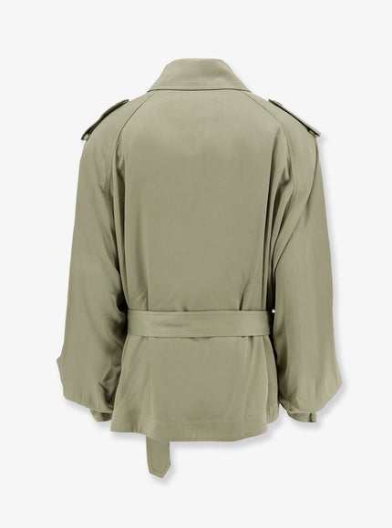 The Frankie Shop Elva Fluid Viscose Trench