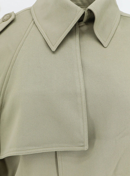 The Frankie Shop Elva Fluid Viscose Trench