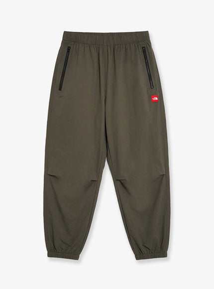 The North Face Nylon Trousers With Patch Logo On The Side New Taupe Green