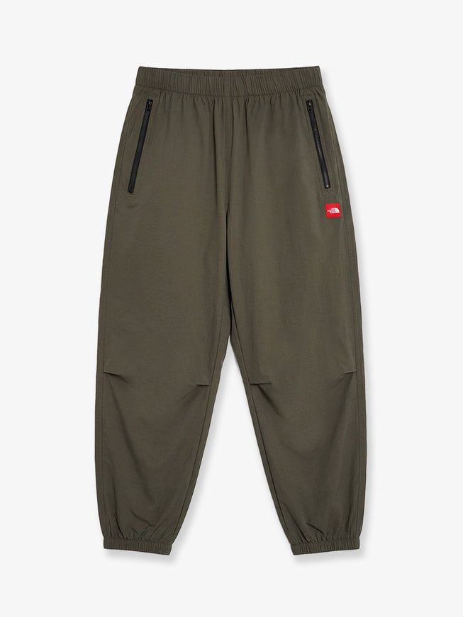 The North Face Nylon Trousers With Patch Logo On The Side New Taupe Green