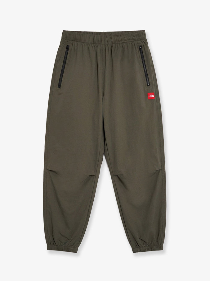 The North Face Nylon Trousers With Patch Logo On The Side New Taupe Green