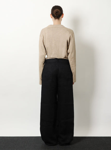 The Row Niosa Cotton And Linen Polo