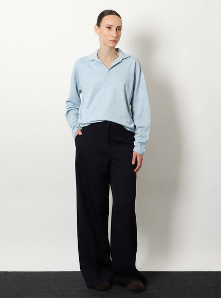 The Row Niosa Cotton And Linen Polo