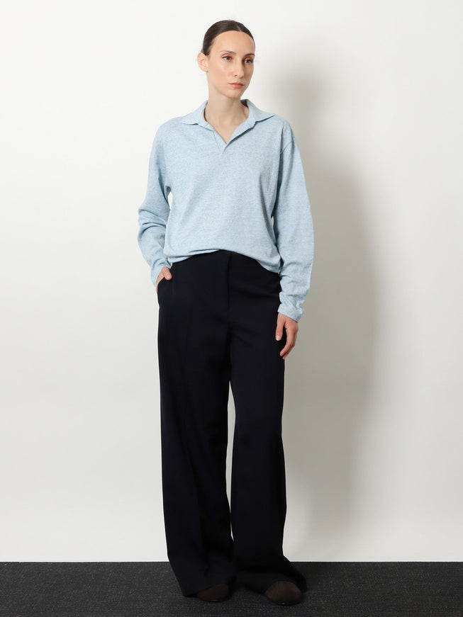 The Row Niosa Cotton And Linen Polo