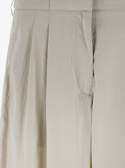 The Row Iven Silk And Nylon Trousers