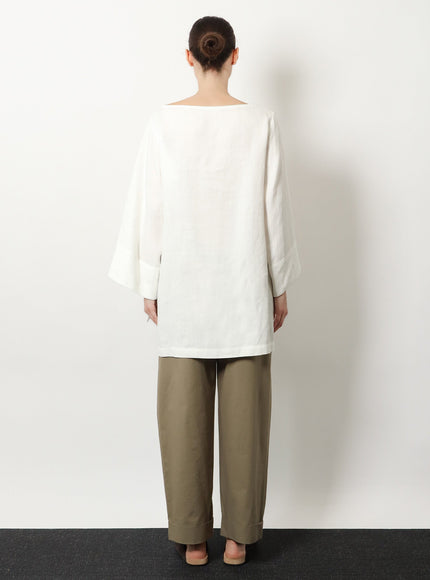 The Row Junia Linen Shirt
