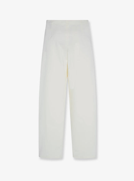The Row Galileo Cotton And Silk Trousers