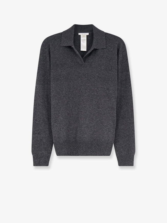 The Row Oashi Cashmere Top Sweater Anthracite