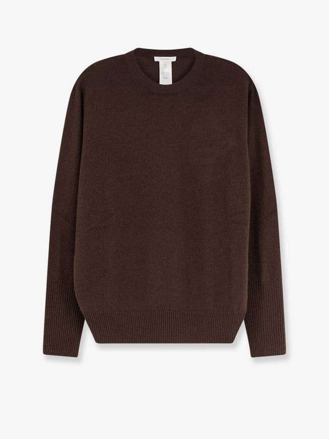 The Row Odelle Top Cashmere Sweater Chestnutbrown