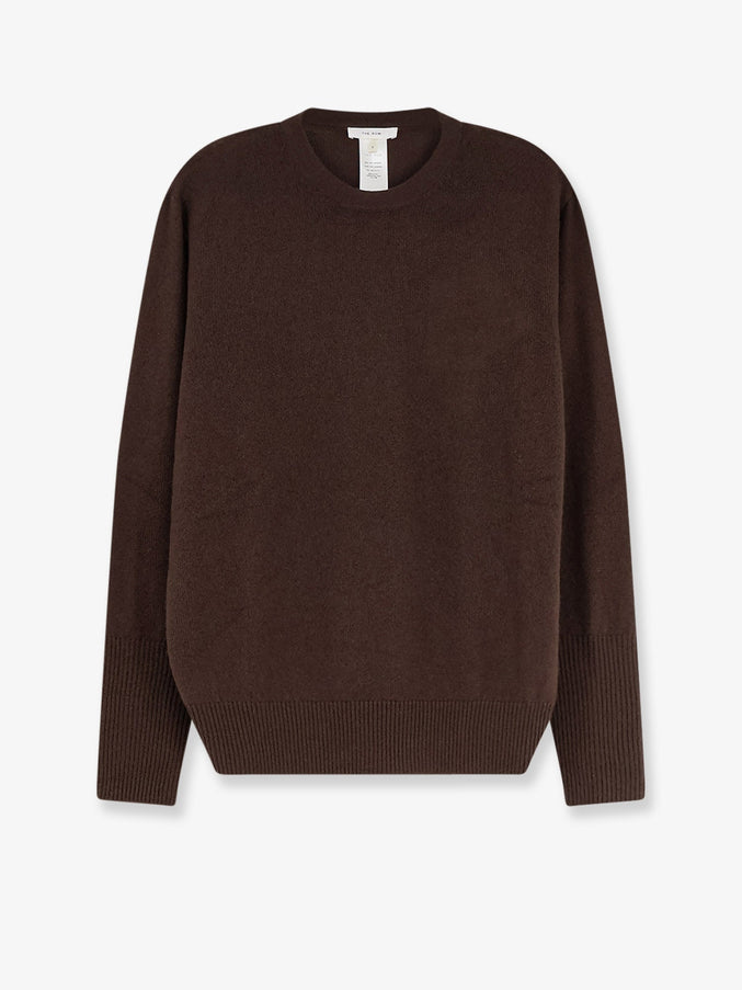 The Row Odelle Top Cashmere Sweater Chestnutbrown