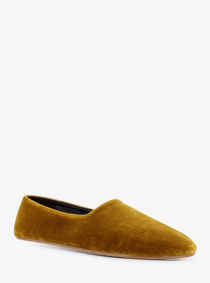 The Row Ponti Velvet Loafers