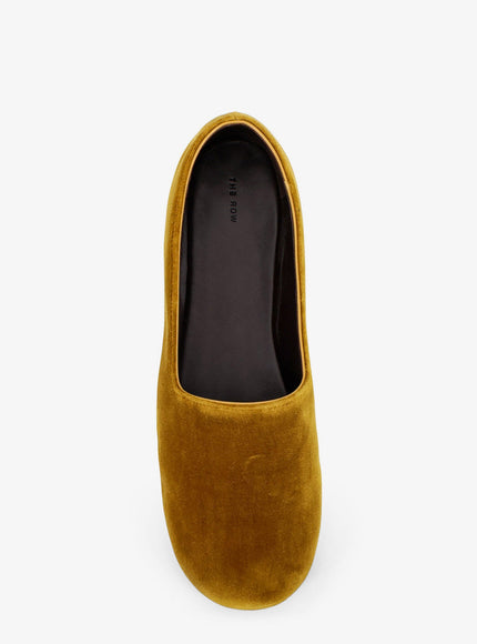 The Row Ponti Velvet Loafers