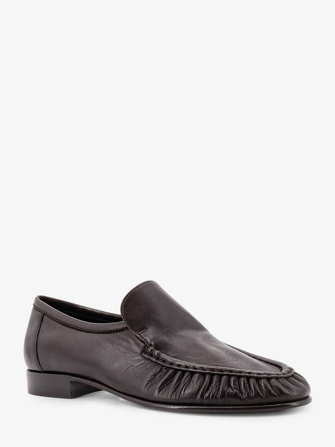 The Row Soft Mocassin Two Leather Loafers
