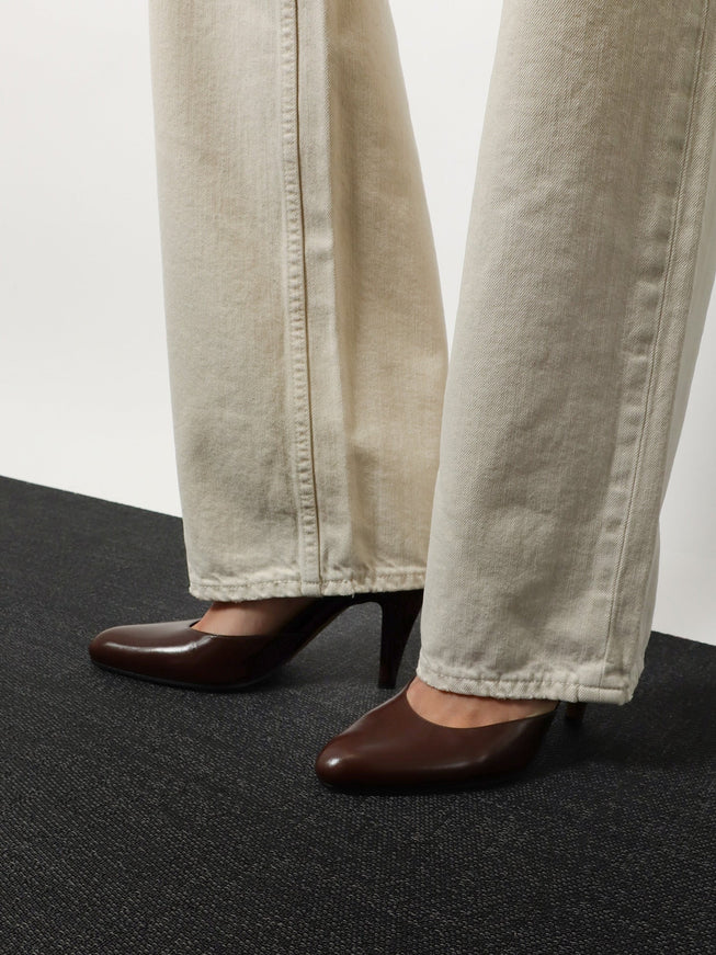 The Row D'orsay Ornella Leather Pumps