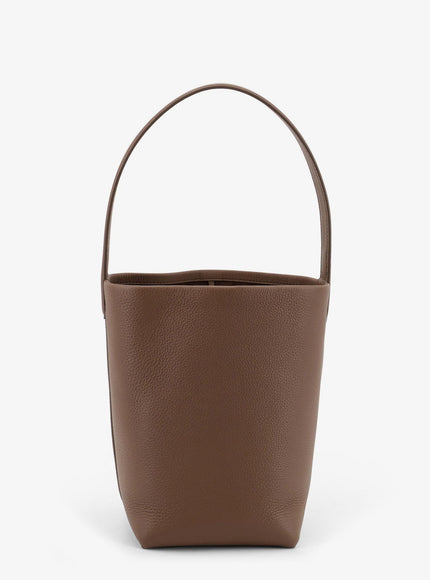 The Row Small N/S Park Tote Hammered Leather Bucket Bag