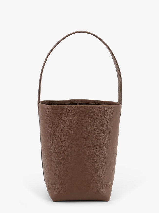 The Row Small N/S Park Tote Hammered Leather Bucket Bag