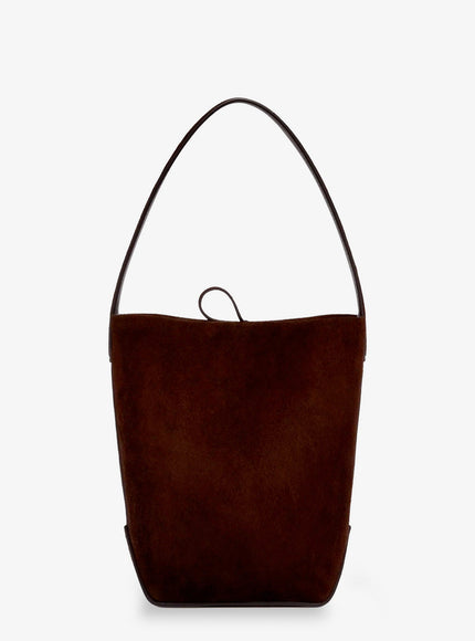 The Row N/S Park Tote Edge Suede Shoulder Bag
