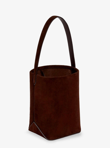 The Row N/S Park Tote Edge Suede Shoulder Bag