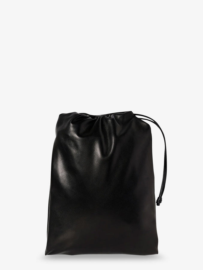 The Row Ray Leather Clutch Bag Uni Black
