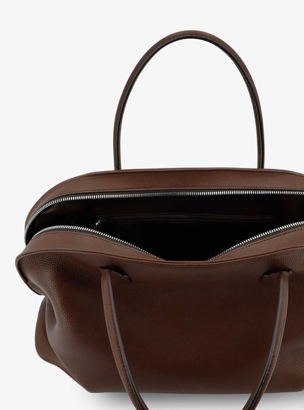 The Row Agnes 15 Hammered Saddle Leather Handbag