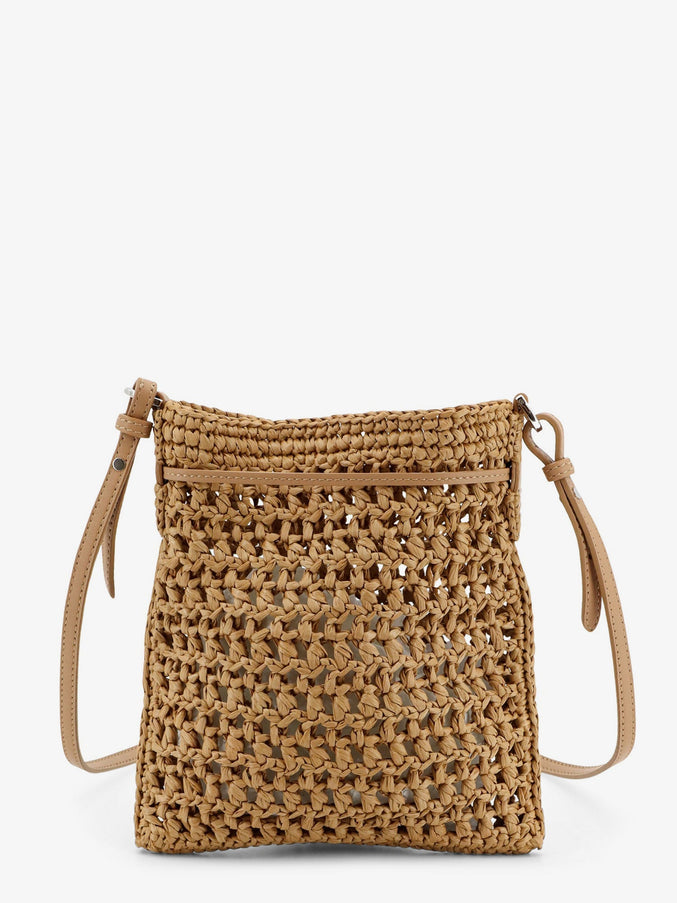 Tod's Raffia Bucket Bag With Crochet Motif