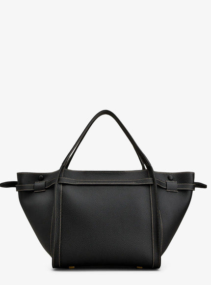 Tod's Hammered Leather Shopping Bag