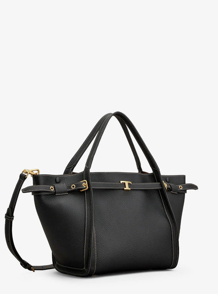 Tod's Hammered Leather Shopping Bag