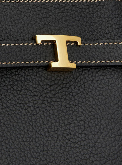 Tod's Hammered Leather Shopping Bag